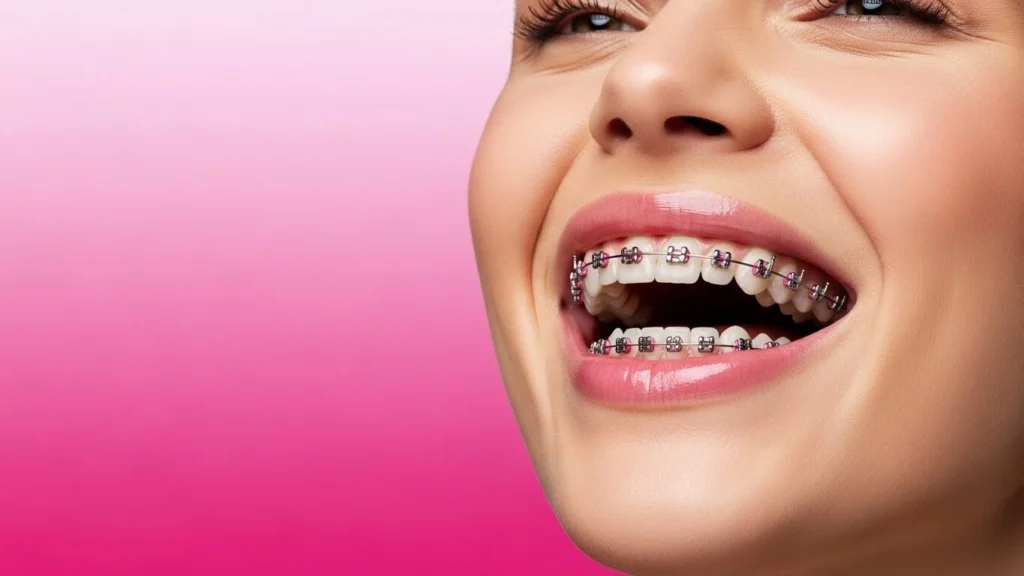 pink braces color