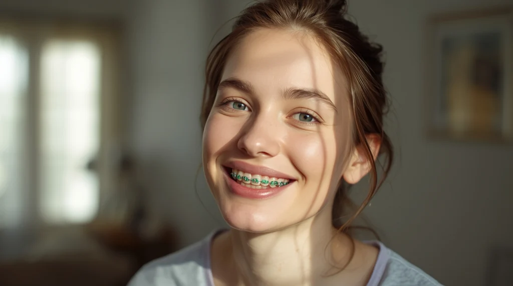 green braces color