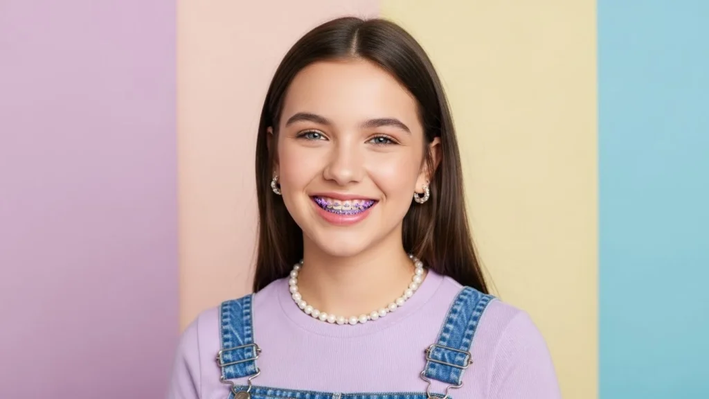 lavender color braces