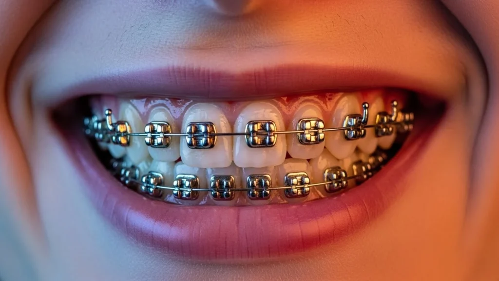 gold braces colors