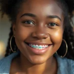 Best Color for Braces Girl Brown Skin
