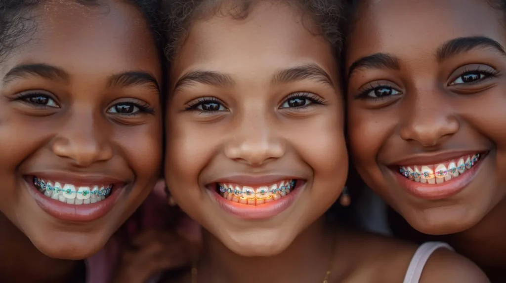 best braces colors for brown skin girls