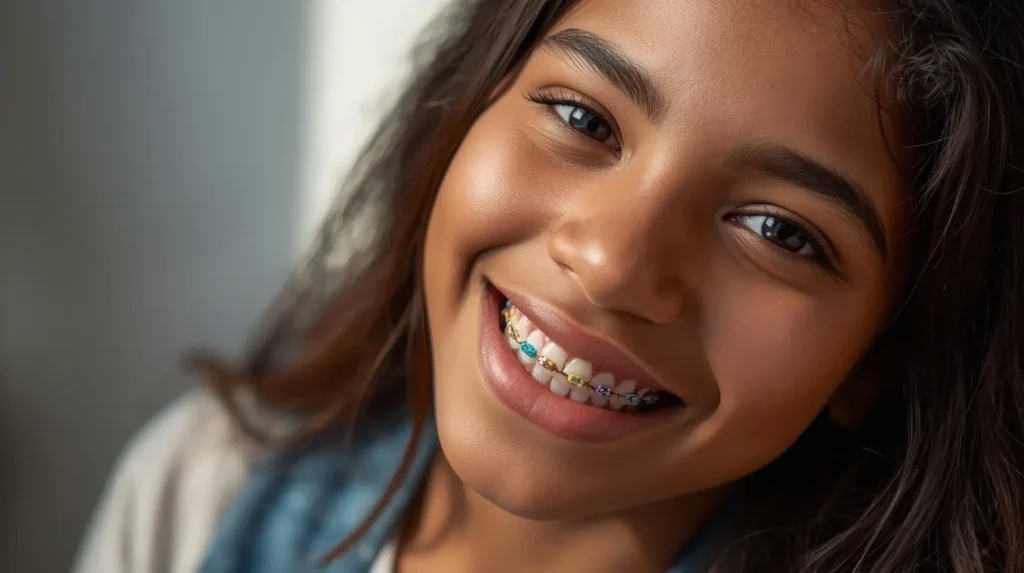 braces colors for brown skin girls