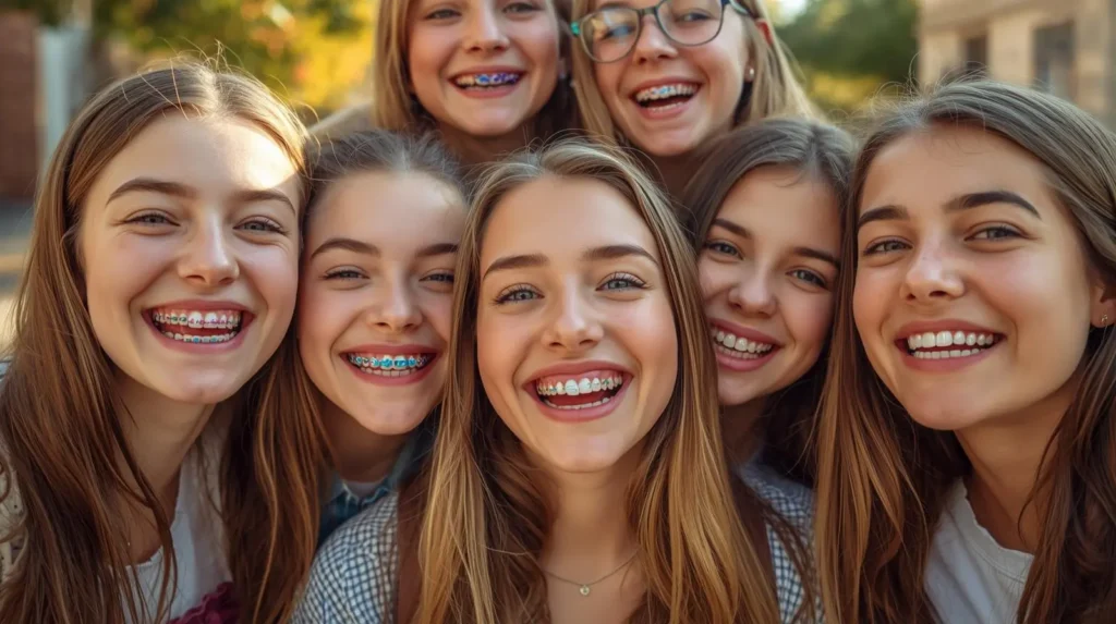 cool braces colors ideas for girls