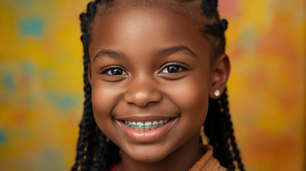 cute braces colors for black girl
