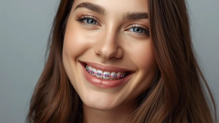 braces for brown hair