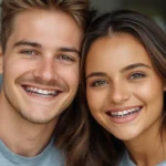 burgundy braces color