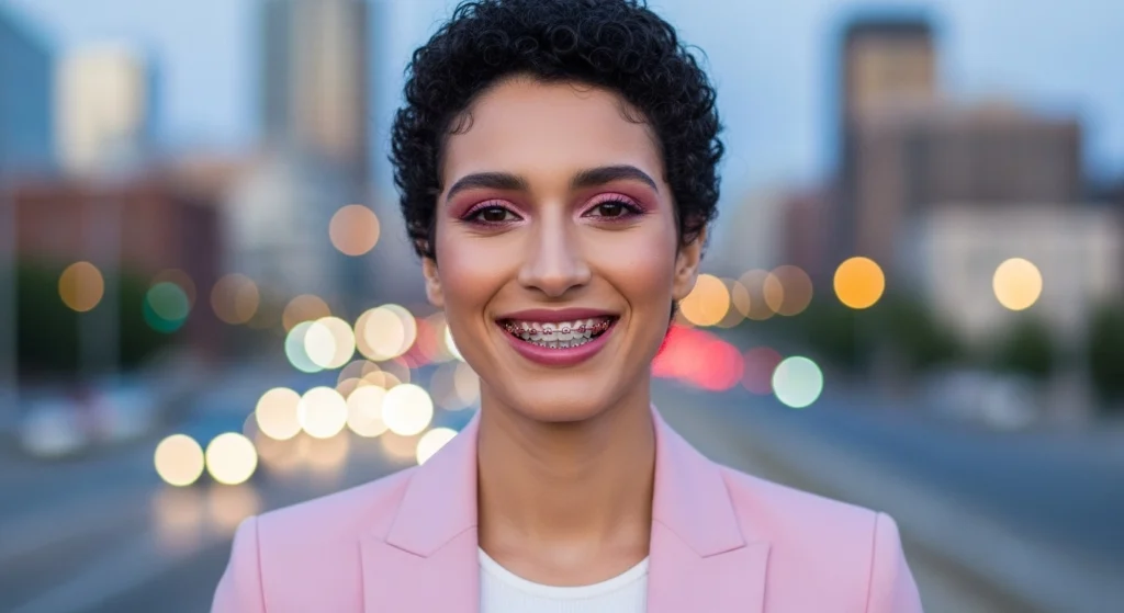 most flattering braces color