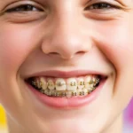 gold braces colors