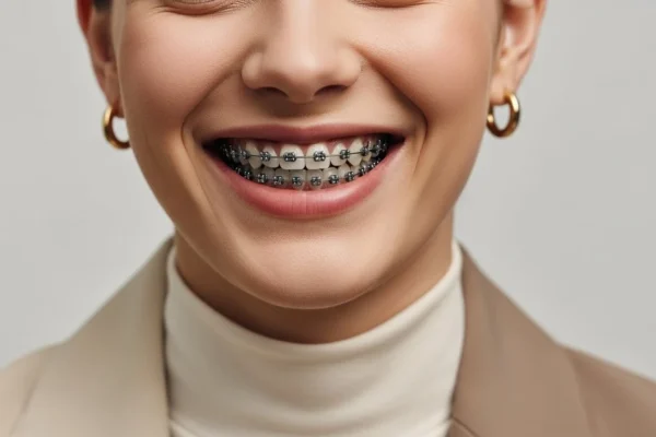 gray braces color