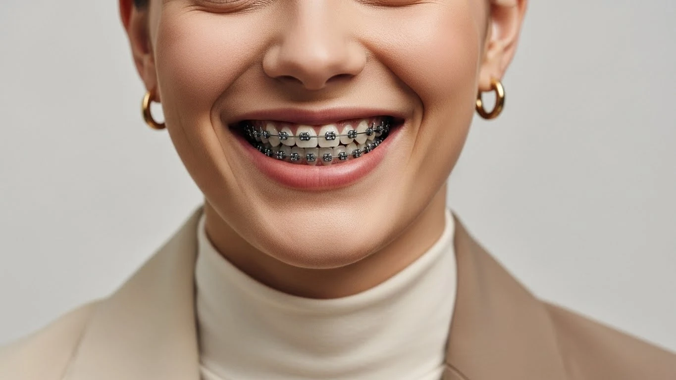 gray braces color
